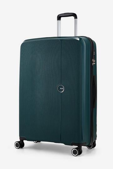 Green Hudson 8 Wheel Hardshell Suitcase Large