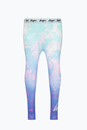 Multi Pastel Tie Dye Leggings Multi