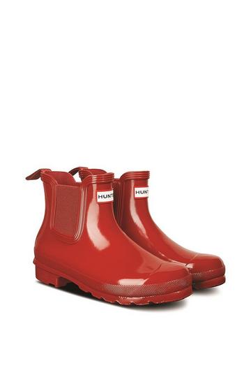 Womens Original Chelsea Gloss Boot Red