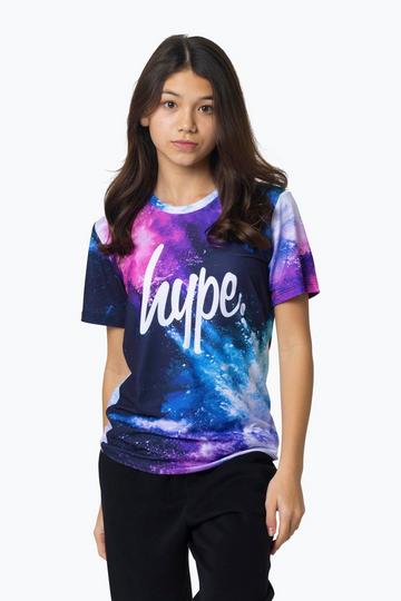 Multi Purple Chalk T-Shirt Multi