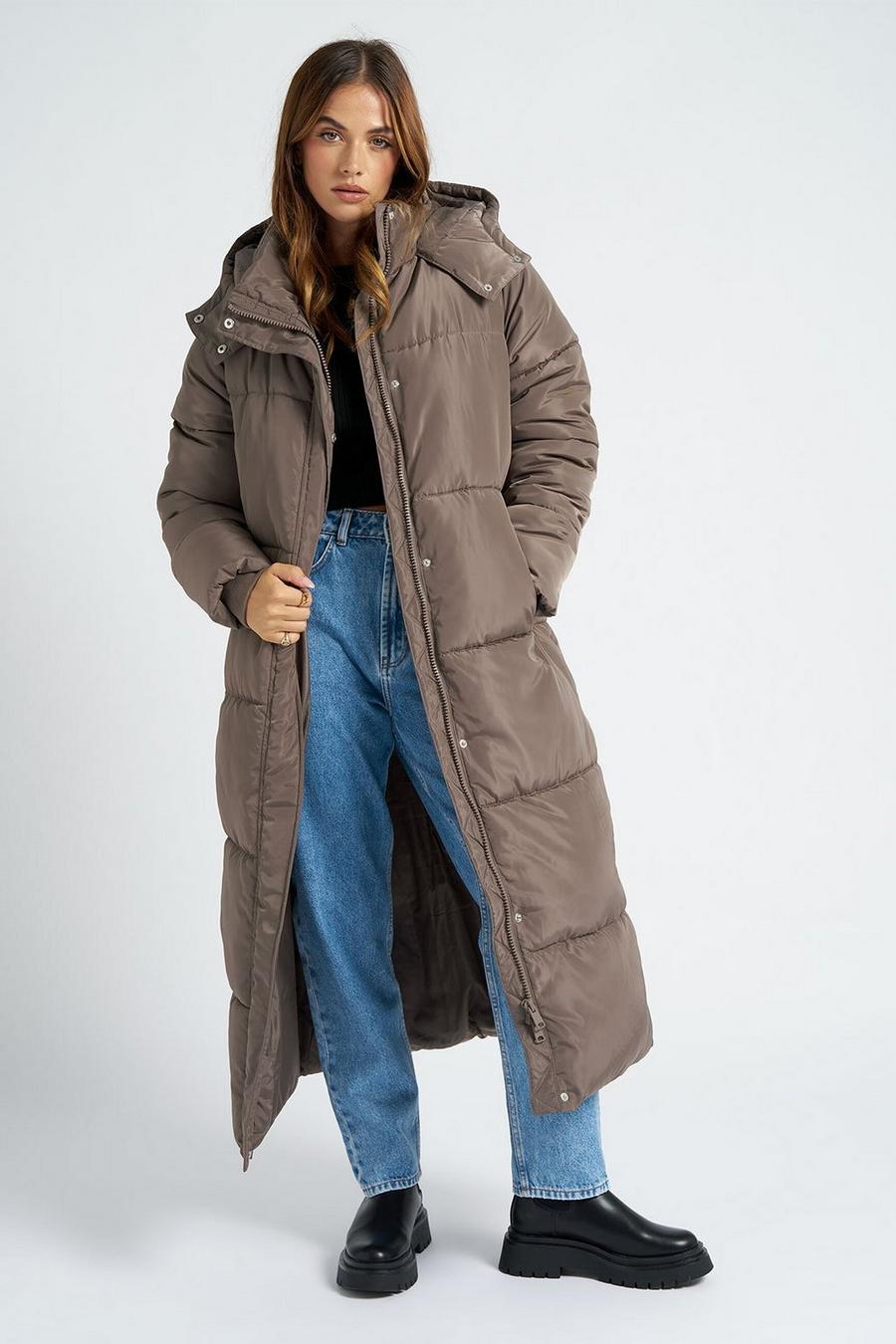 Light brown Maxi Puffer image number 1