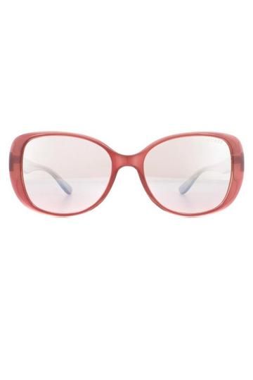 Pink Square Pink Pink Brown Gradient Sunglasses