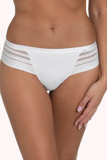 'Alegra' Seamless Brazilian Knickers White