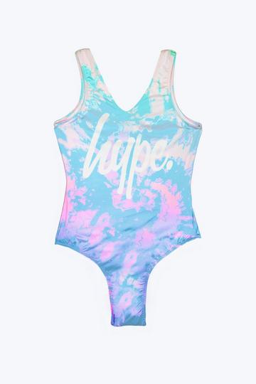 Multi Pastel Tie Dye Swimsuit Multi