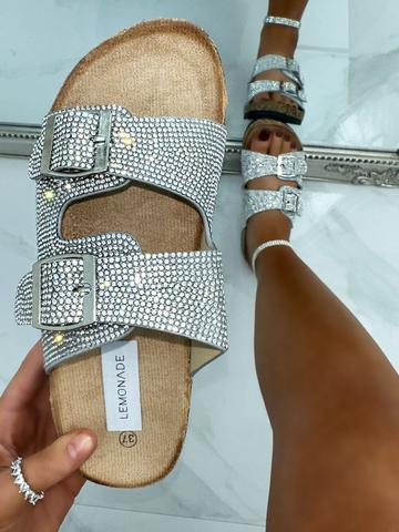 Crystal Blaze Sliders Silver