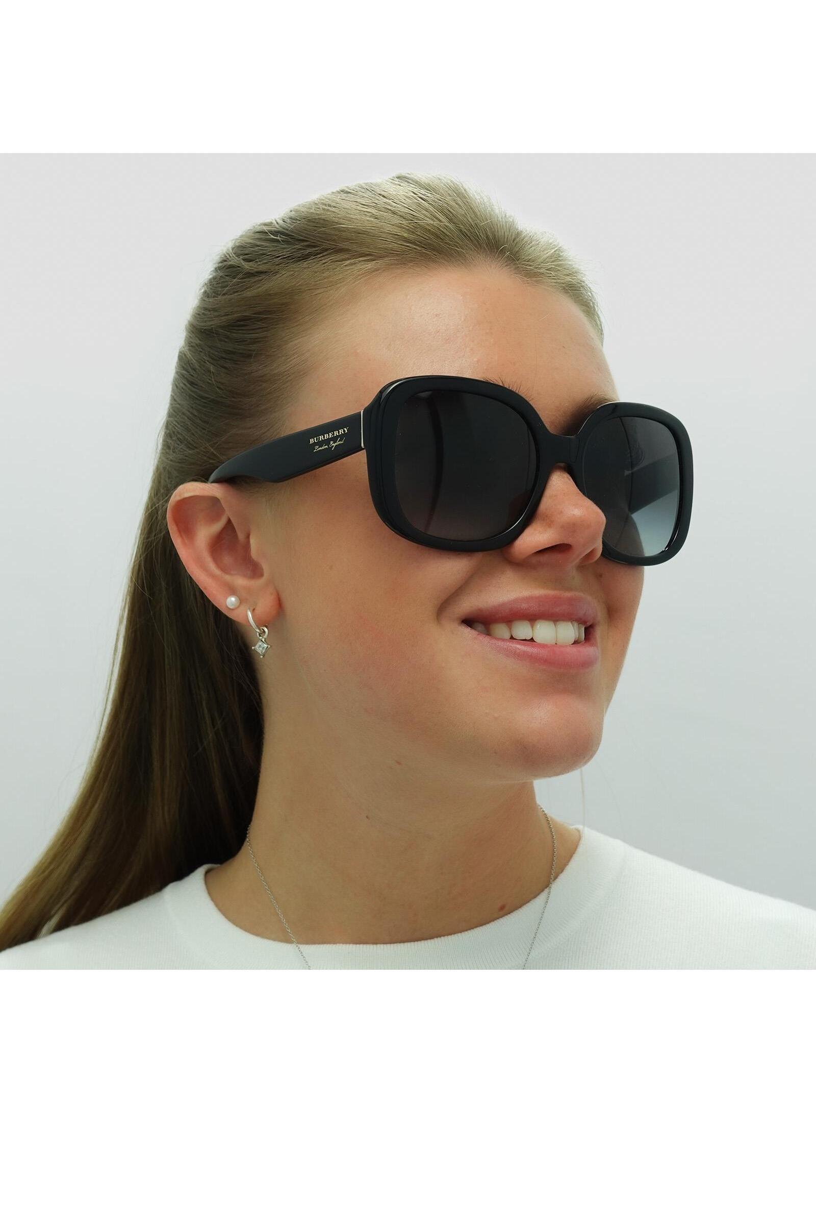 Square Black Grey Gradient BE4259 Sunglasses