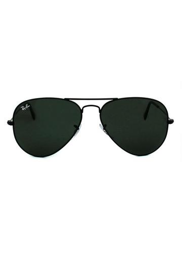 Aviator Black Green Aviator 3025 Sunglasses Black