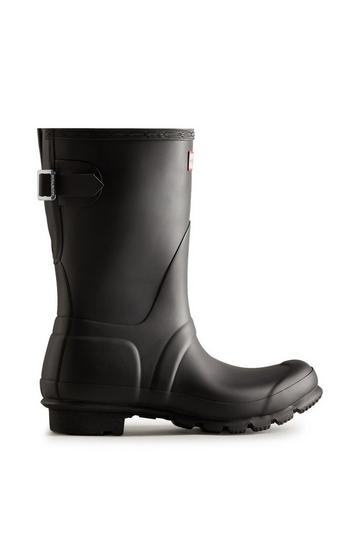 Short Back Adjustable Wellington Boots Black