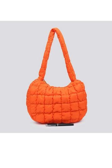 Pink Roomy Soft Puffer Shoulder Bag