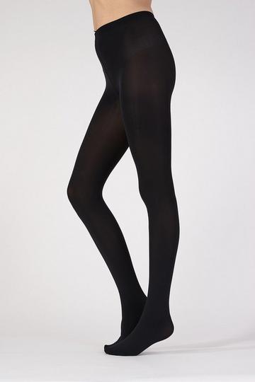 Black 80 Denier Opaque Tights - Black