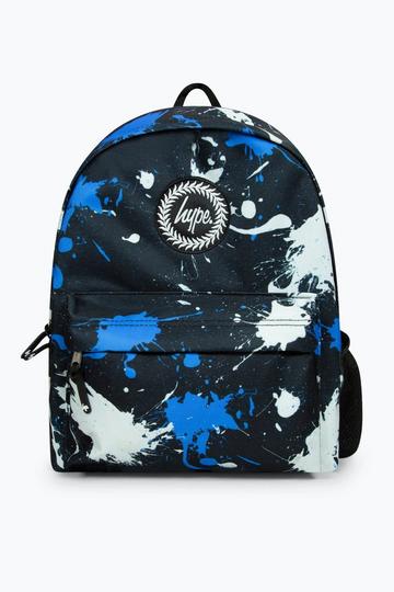 Black Splatter Backpack Black