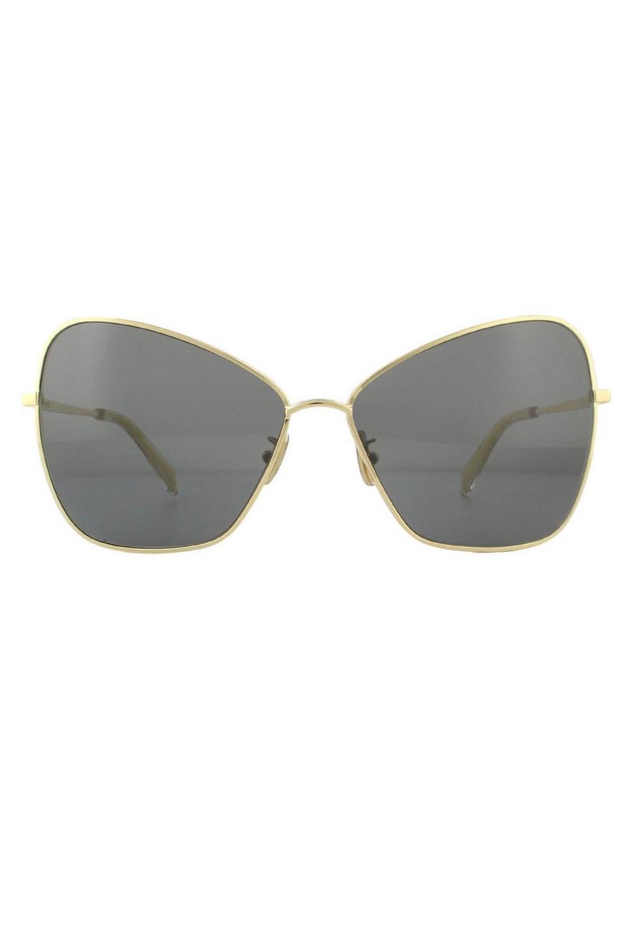 Cat Eye Shiny Endura Gold Smoke Sunglasses image number 1