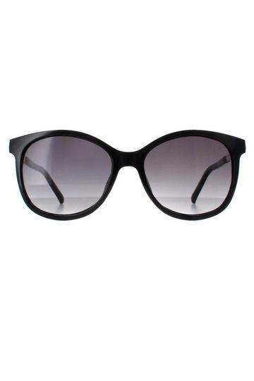 Cat Eye Shiny Black Smoke Gradient GF0394 Black