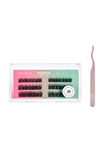 Lola's Lashes "Soft Wisp" Pre-Glued Lashes Starter Set Clear