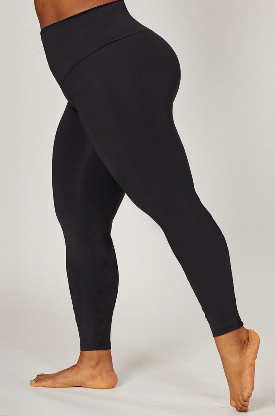 Black Extra Strong Compression Curve Leggings with Tummy Control