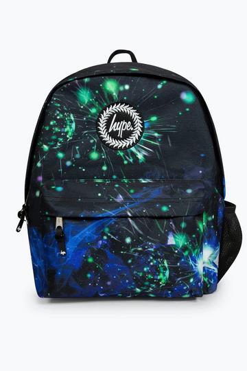 Black Black Cosmos Badge Backpack