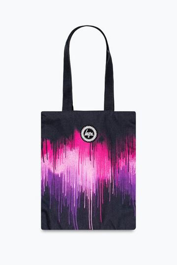 Purple Purple & Drip Tote Bag