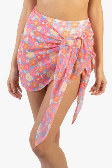 Tie Side Sarong Multi