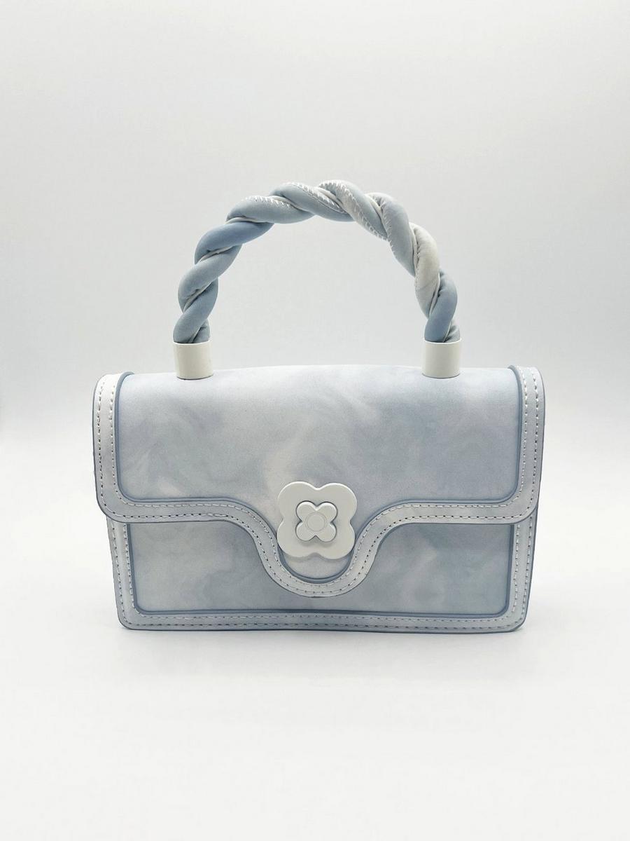 Blue Cloud Print Mini Grab Bag