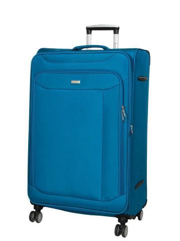 Lightweight Suitcase 4 Wheel Luggage Travel Cabin TSA Soft Bag Teal