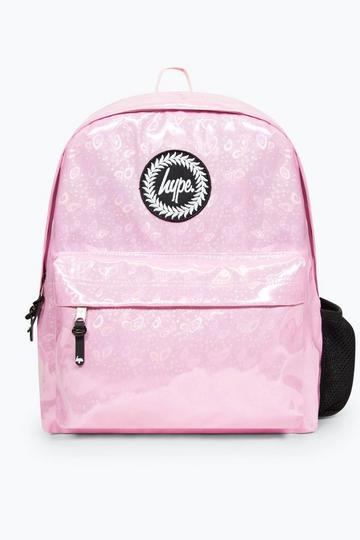 Pink Pink Doodles Badge Backpack