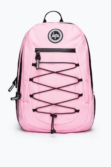 Pink Pink Crest Maxi Backpack