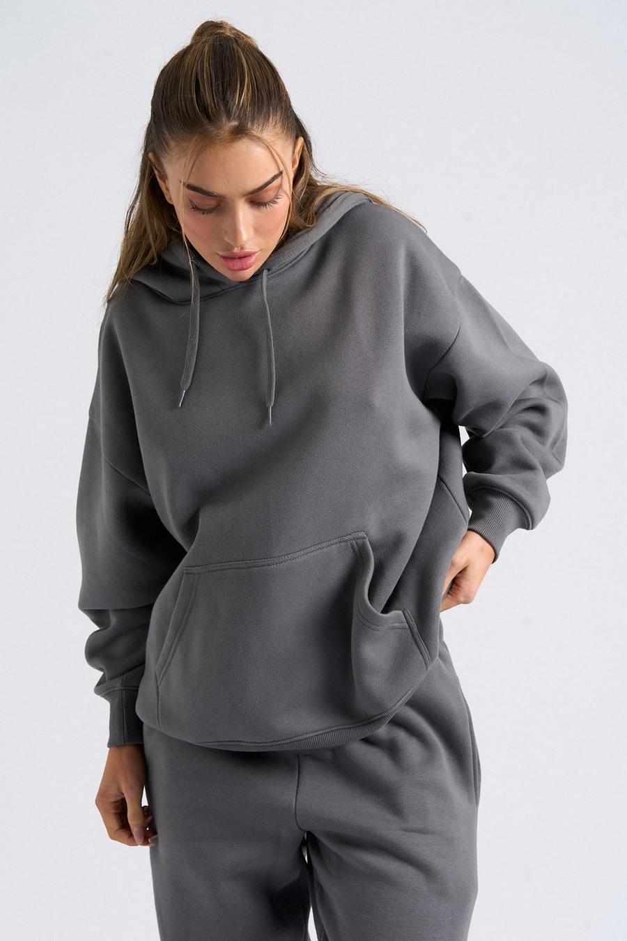 Charcoal Oversized Hoodie image number 1