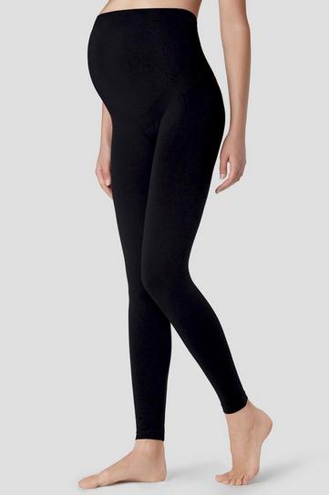 Super Stretch Maternity Over Bump Leggings Black