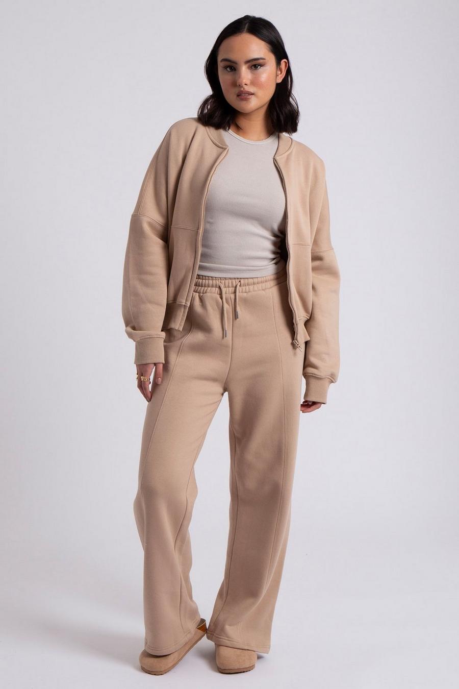Stone Bomber and Wide Leg Jogger Set image number 1
