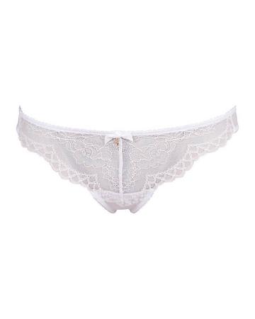 Superboost Lace Thong - White White