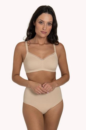 'Mummy Love' Non-Wired Nursing Bra Natural