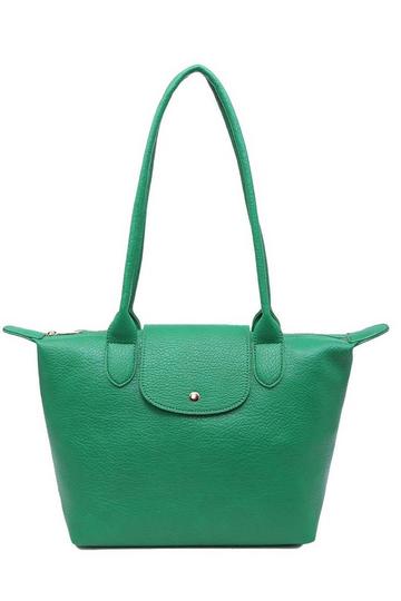 Green Double Handle Roomy Tote Hobo Bag