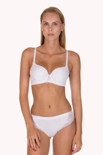 White 'Caroline' Bikini Knickers