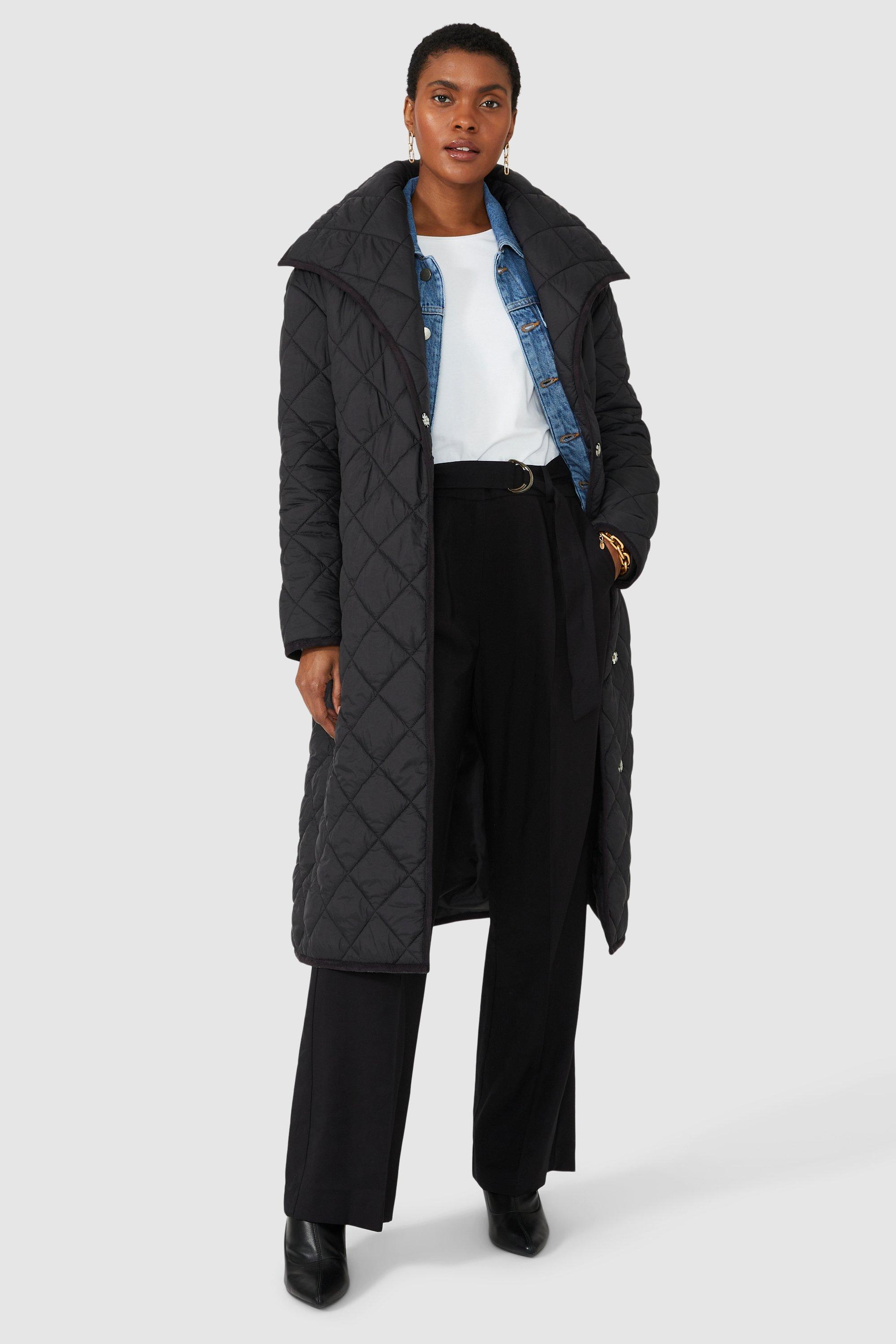 Jackets & Coats | Quilted Mid Length Wrap Coat | Principles