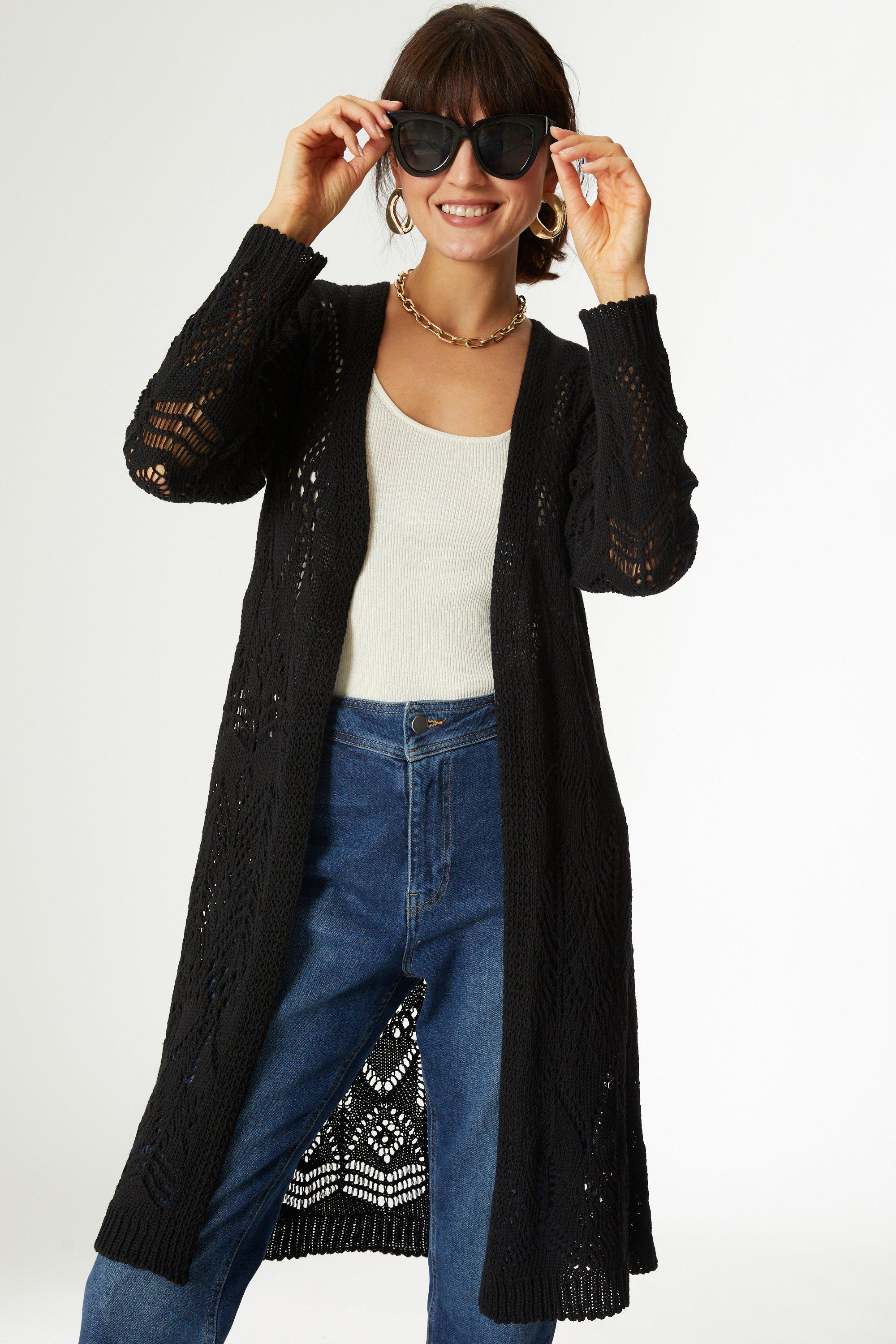 principles black cardigan