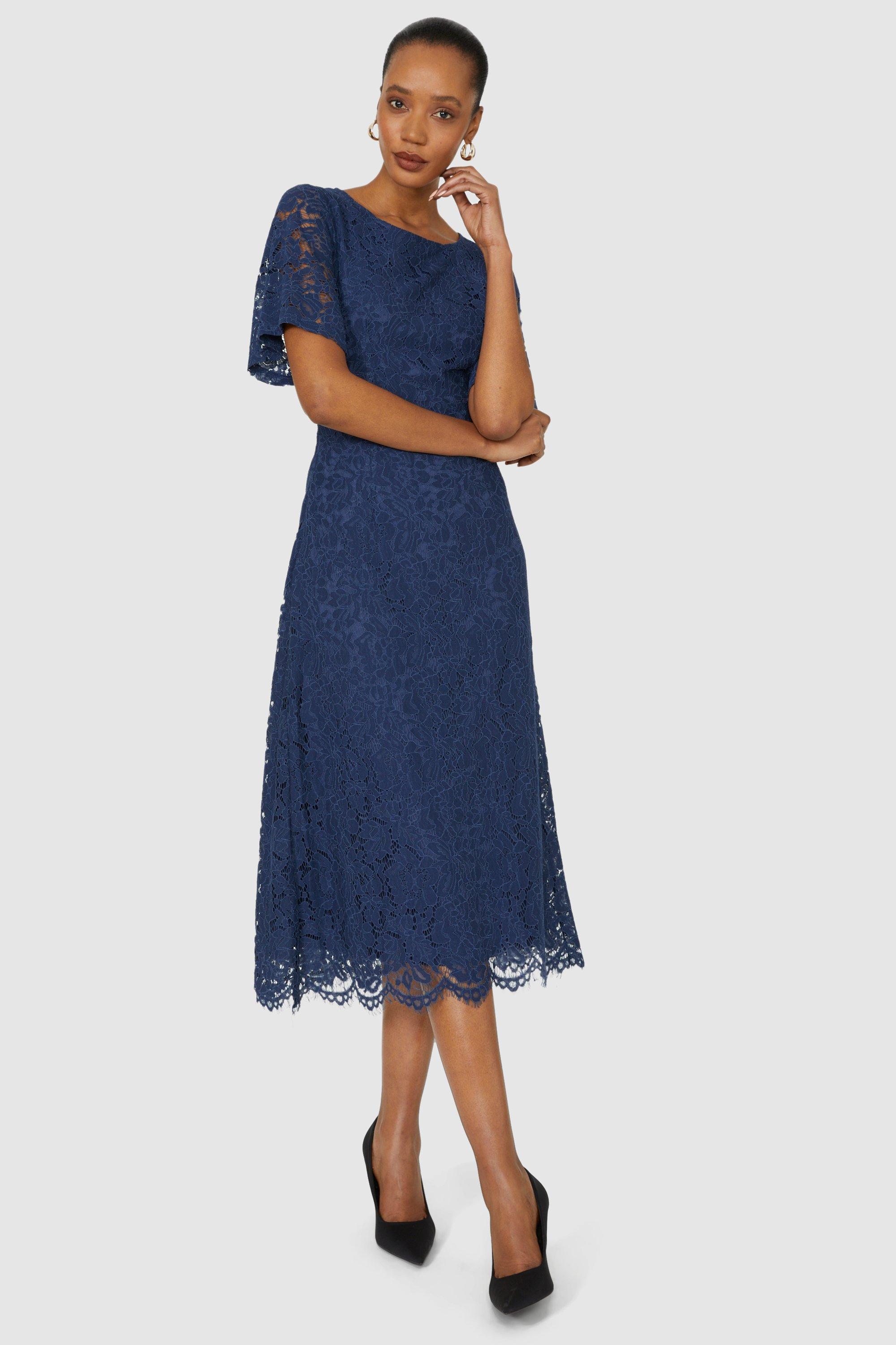 Dresses | Occasion Lace Fitted Midi Dress | Principles