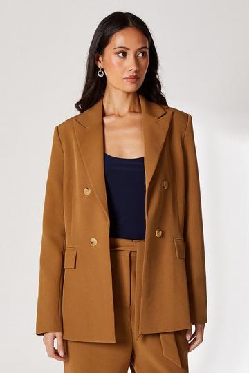 Edge To Edge Blazer camel