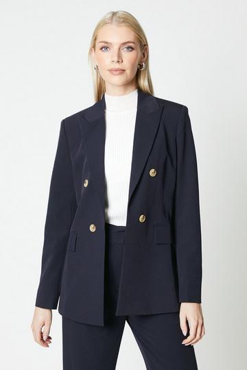 Edge To Edge Blazer navy