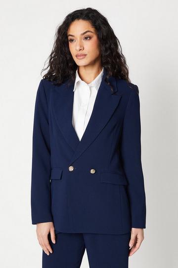 Button Detail Occasion Db Blazer navy