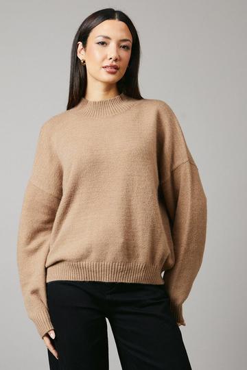 High Neck Jumper khaki