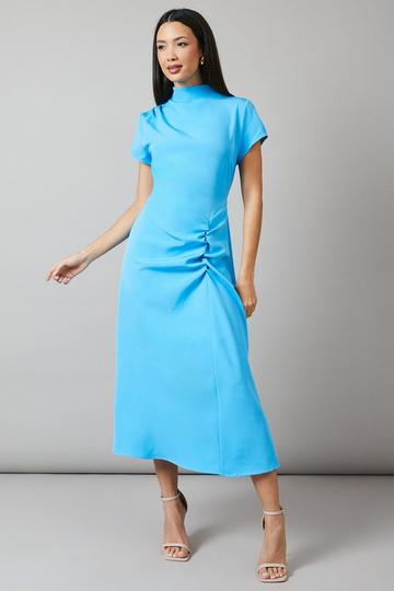 Occasion Fit and Flare Dress aqua