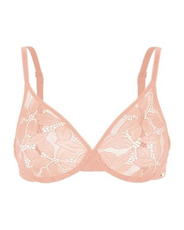 Glossies Lotus Sheer Moulded Bra - Light Tan Light Tan