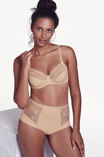 Underwired Full Cup Bra Natural