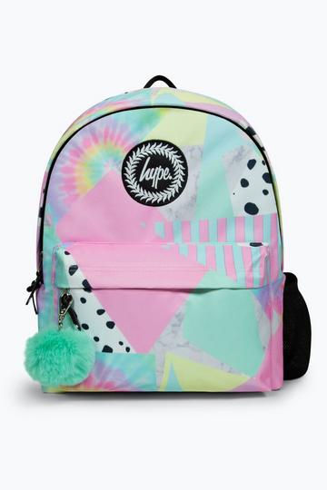 Pink Pastel Collage Backpack