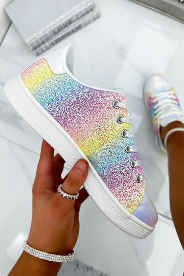 Glitter Ombre Trainers Multi