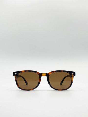 Brown Classic Wayfarer Sunglasses