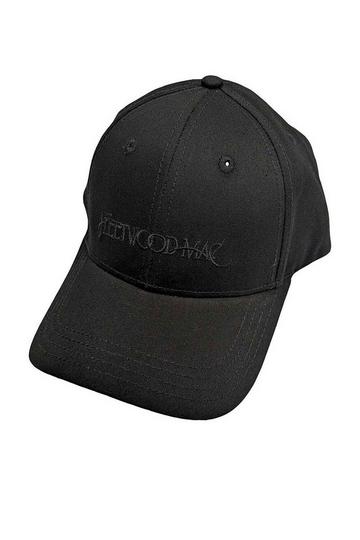 Black Text Band Logo Baseball Cap