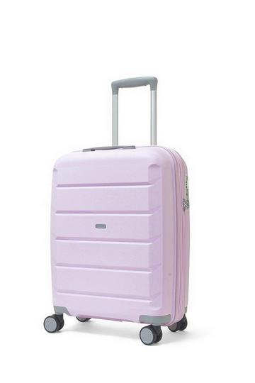 Lilac Purple Tulum 8 Wheel Hardshell Expandable Suitcase Small