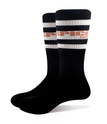 UK Logo and Stripes Ankle Socks Black