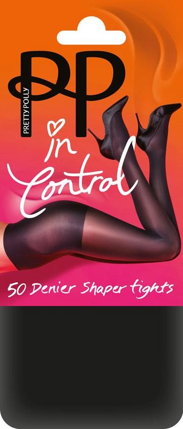 Everyday Plus 50 Denier Opaque Bodyshaper Tights 1 Pair Pack - Black Black